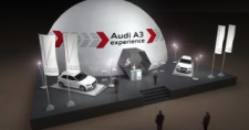 Audi A3 experience: un espectáculo audiovisual en la Plaza Catalunya de Barcelona