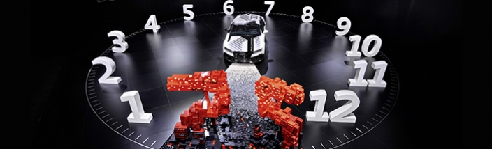 “La hora extra”, montaje de Audi y el Grupo LEGO en la feria Design Miami