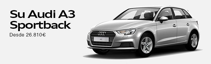 Audi A3 Sportback desde 27.020€