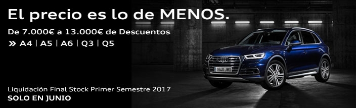 Audi Retail Barcelona lanza la Liquidación especial de Junio con descuentos de 7.000 a 13.000 euros